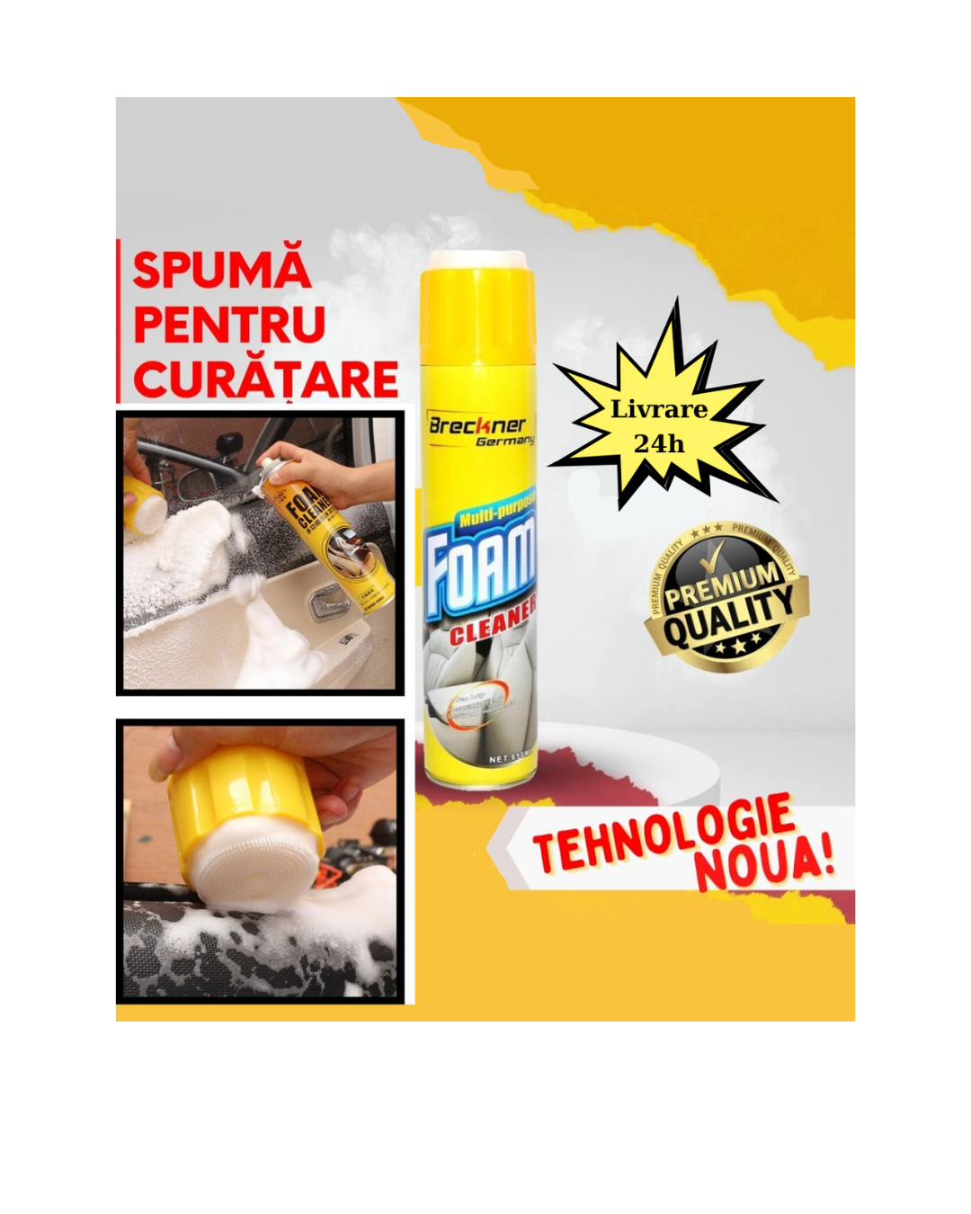 Spuma de curatare universala